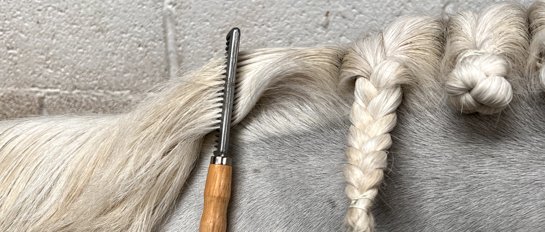 The Secret to Plaiting a Thick Connemara Mane