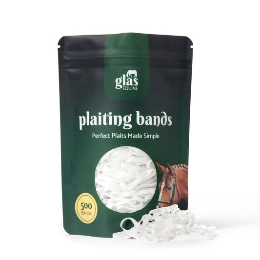 Plaiting Bands - White
