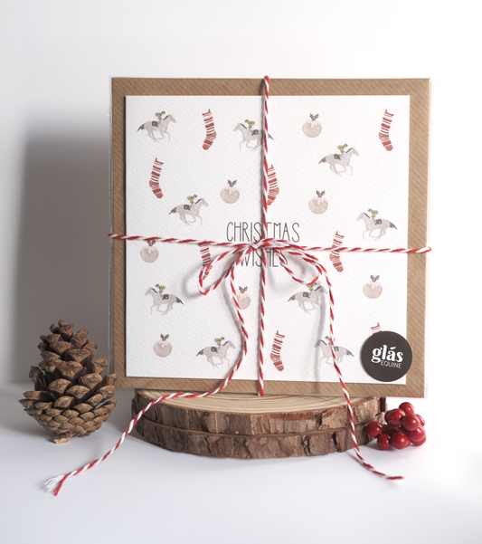 Equestrian Christmas Cards (Pack of 3) - Glas Equine