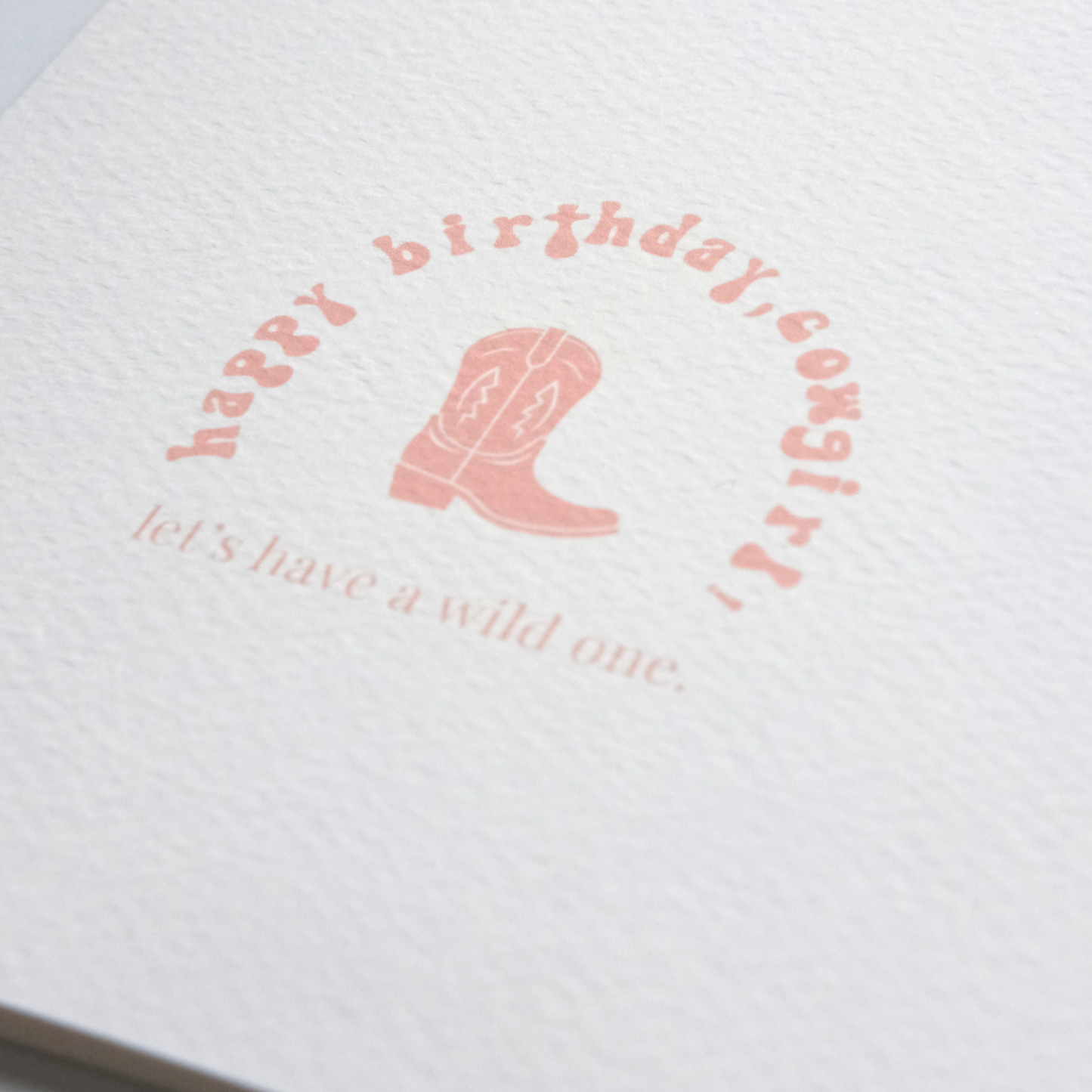 Happy Birthday Cowgirl Greeting Card