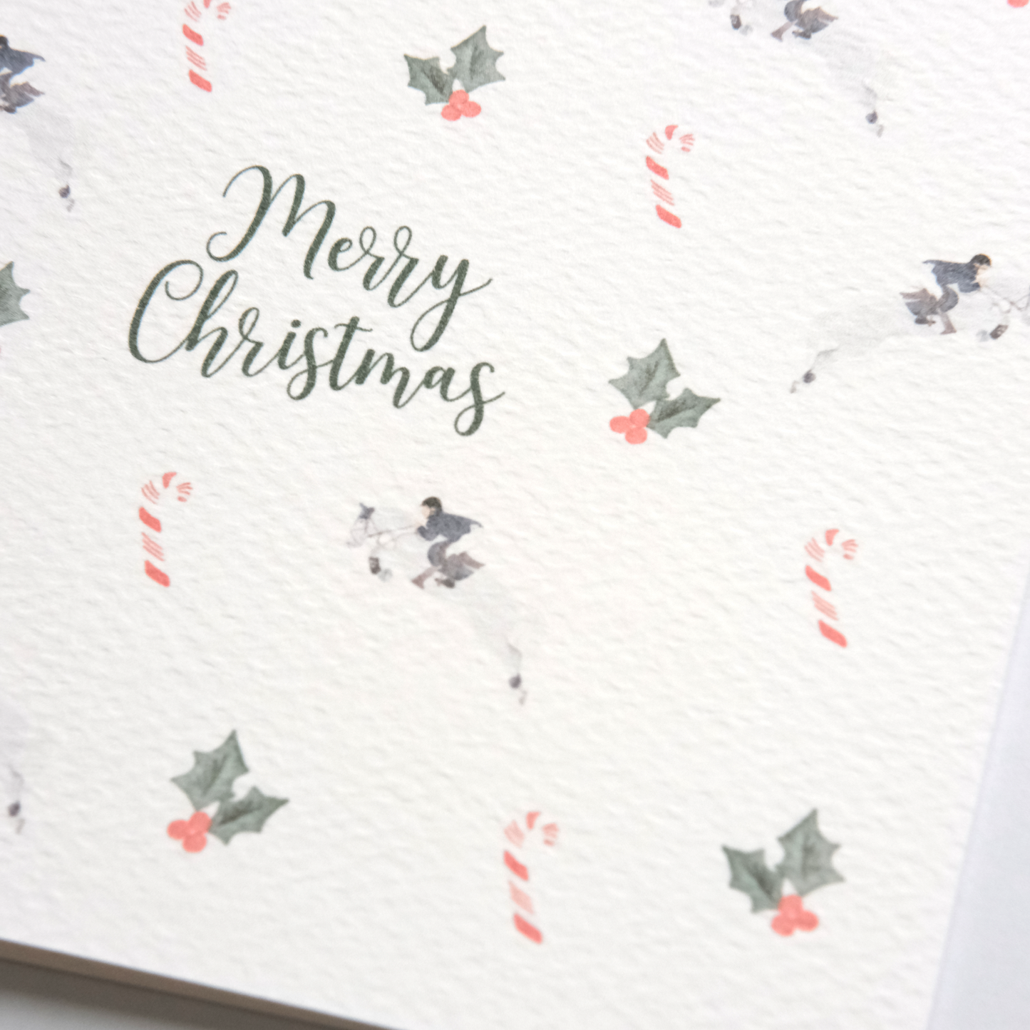 Merry Christmas Showjumping Greeting Card