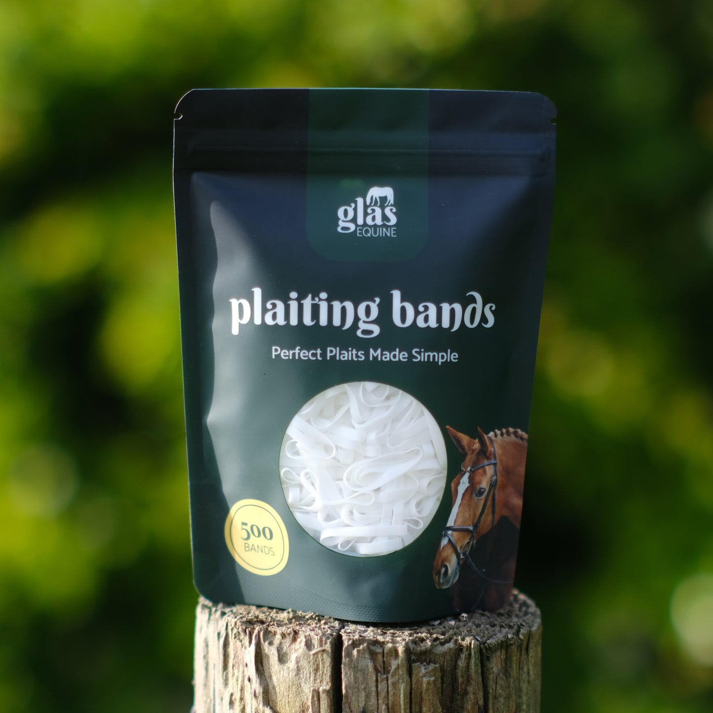 Plaiting Bands - White