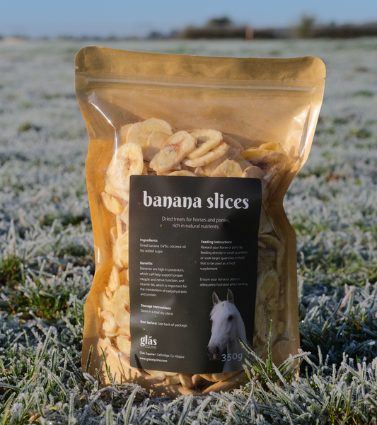 Natural Dried Banana Horse Treats