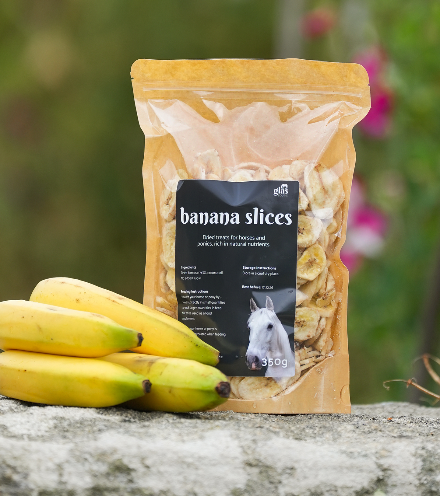 Natural Dried Banana Horse Treats