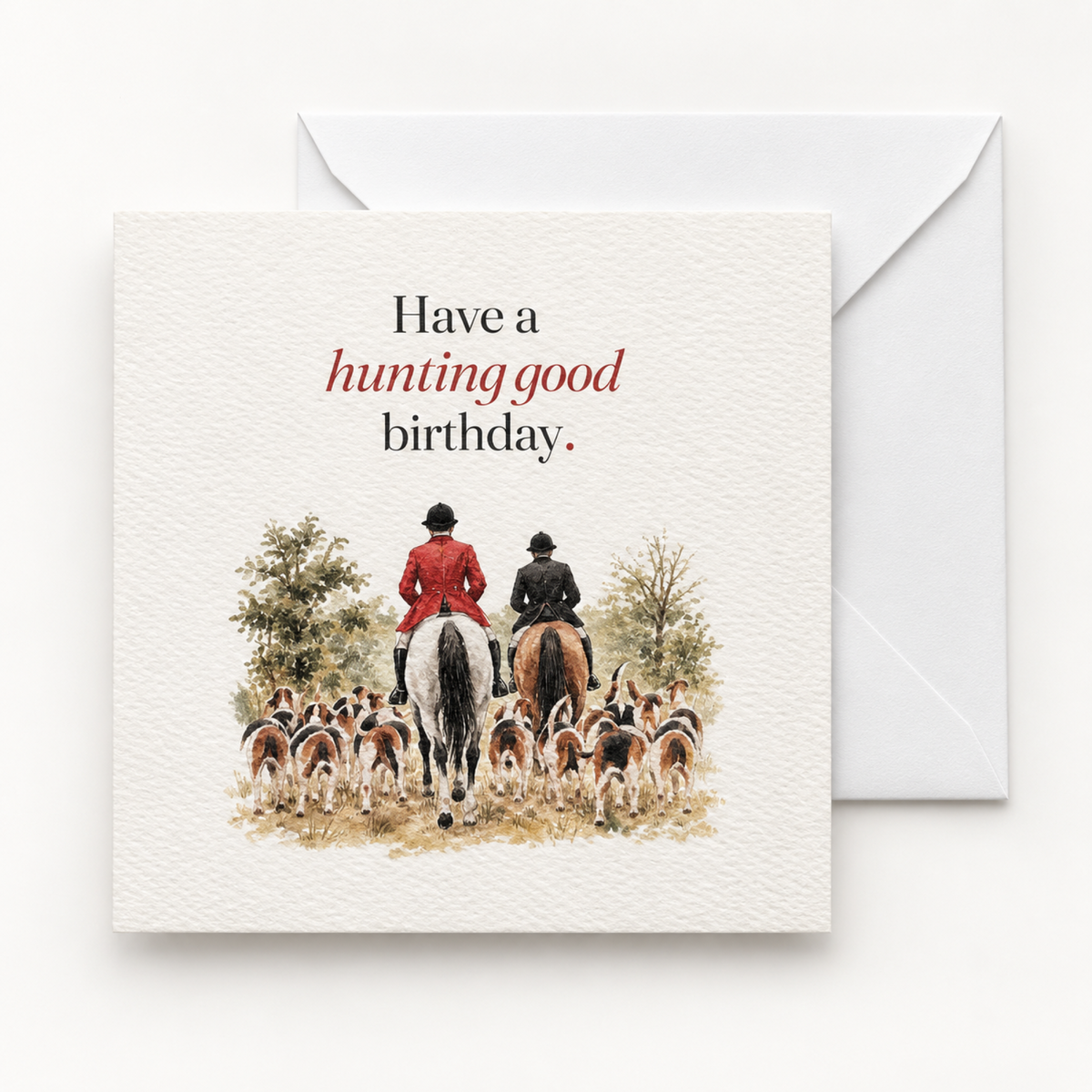 Hunting Good Birthday Card
