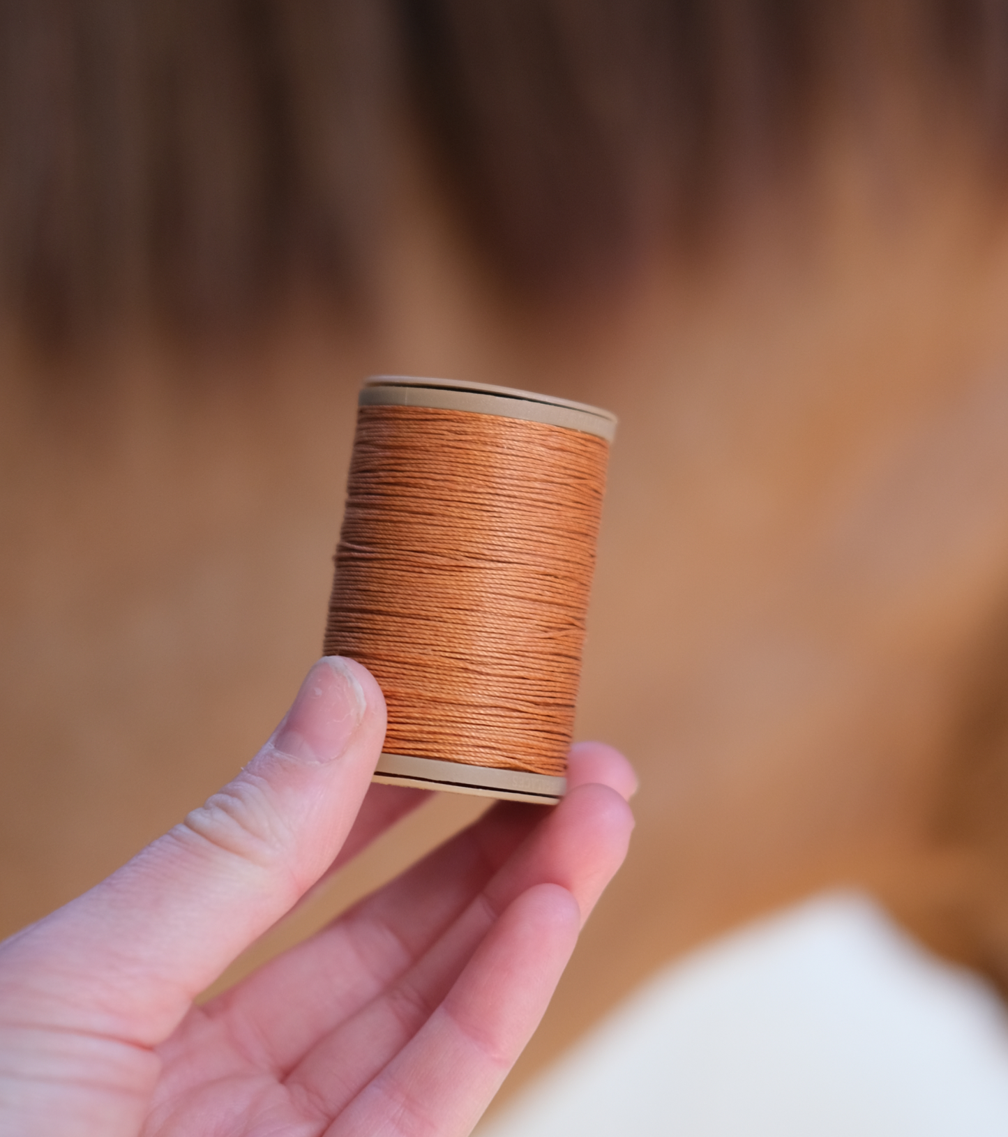 Chestnut Wax Linen Plaiting Thread