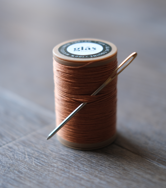 Chestnut Wax Linen Plaiting Thread