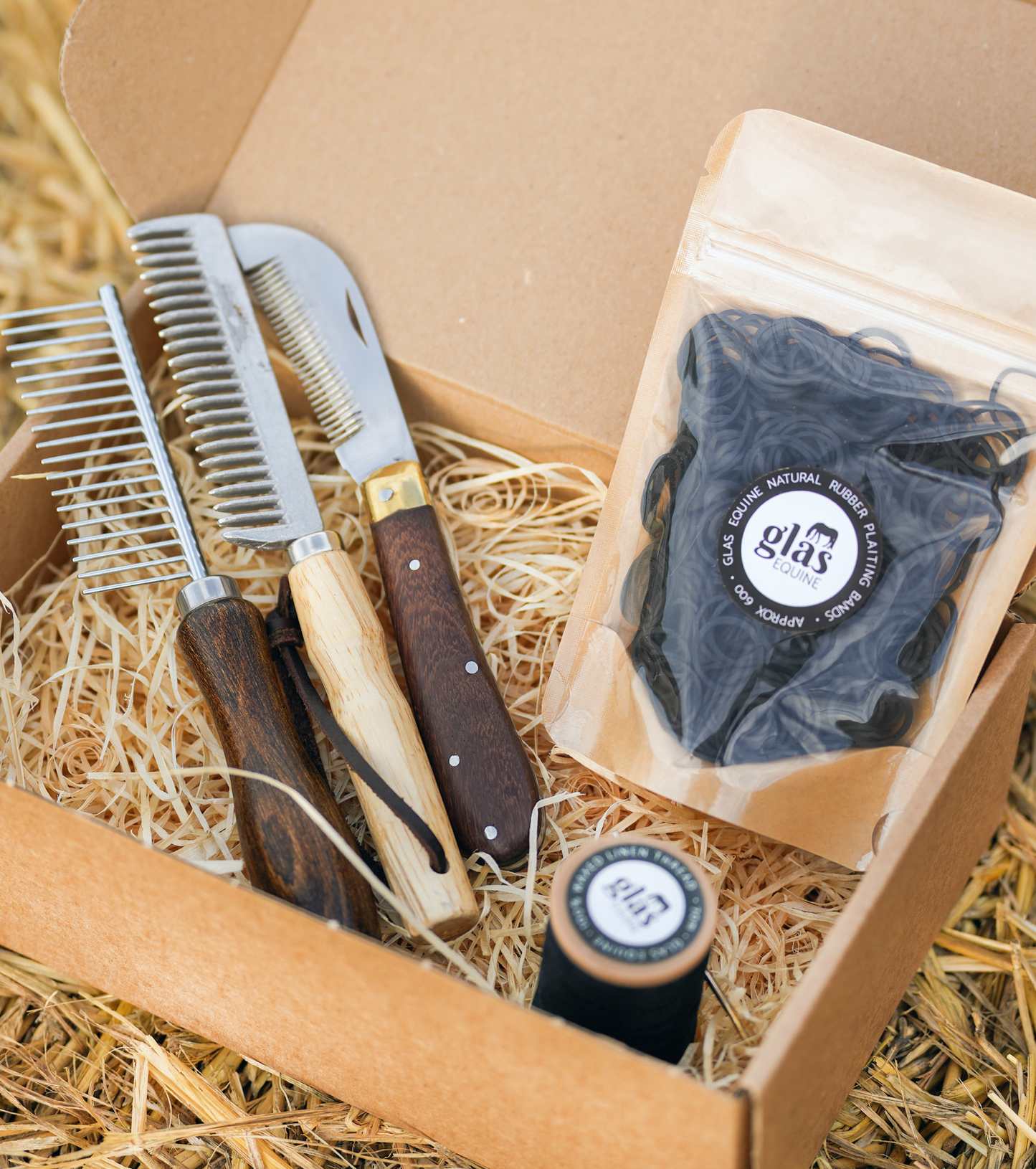 Black Plaiting Essentials Gift Set