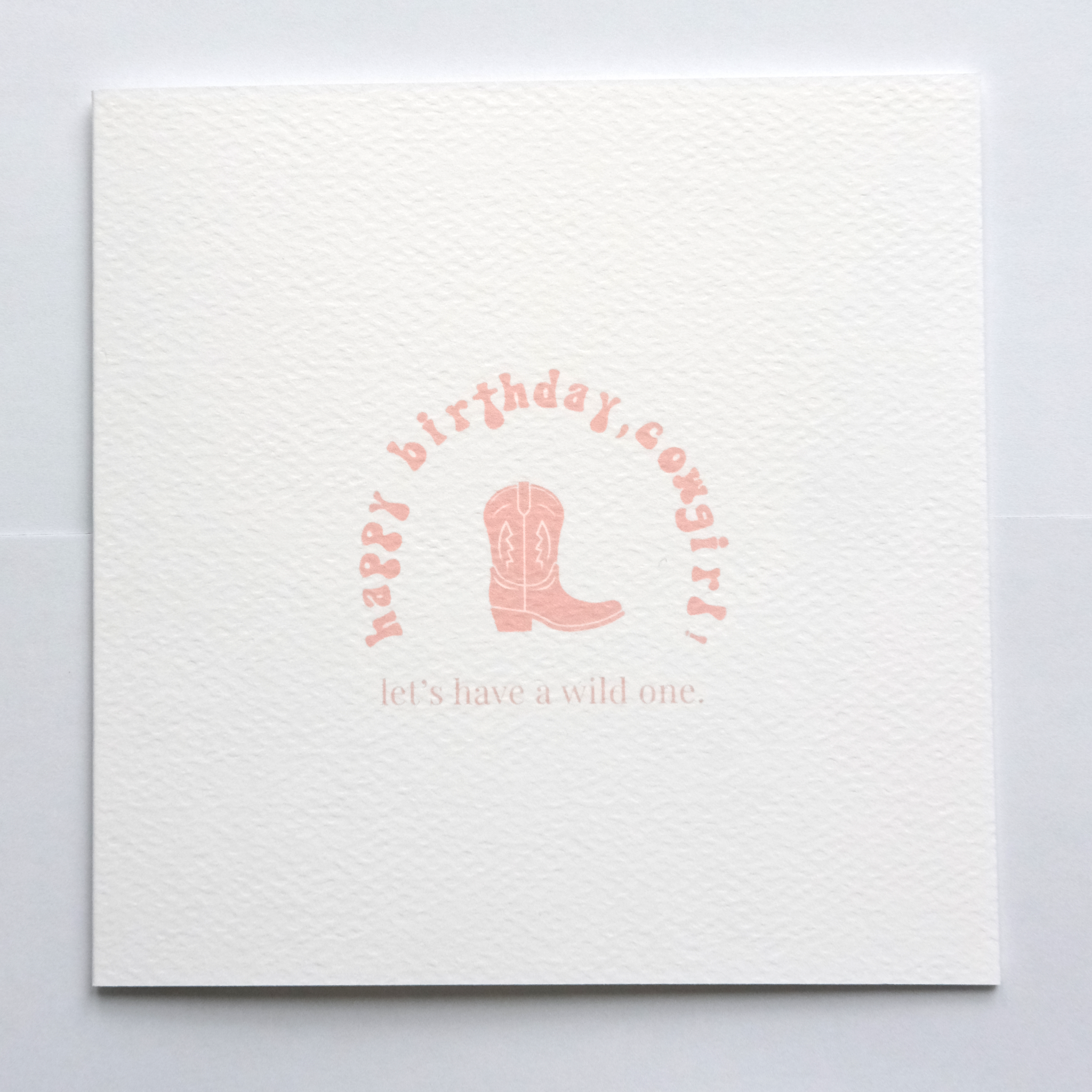 Happy Birthday Cowgirl Greeting Card