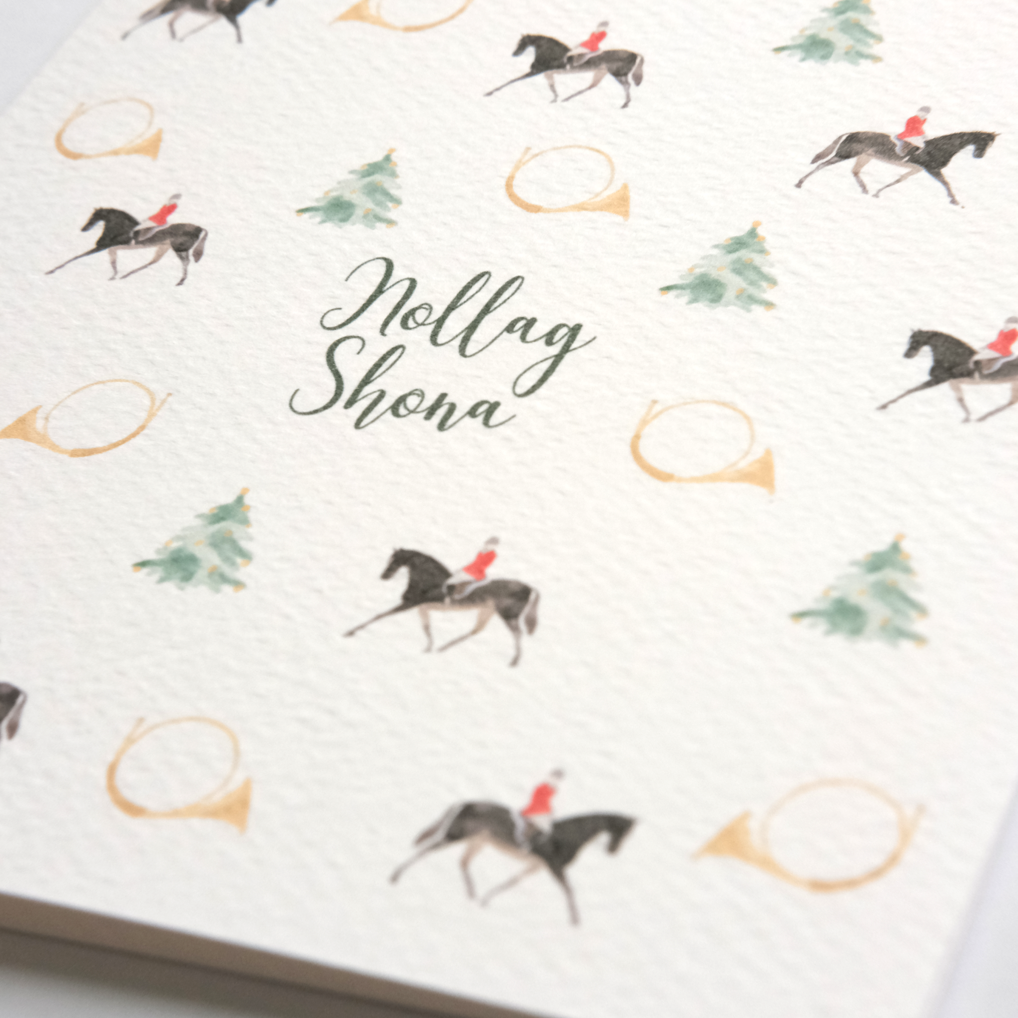 Nollag Shona Hunting Greeting Card