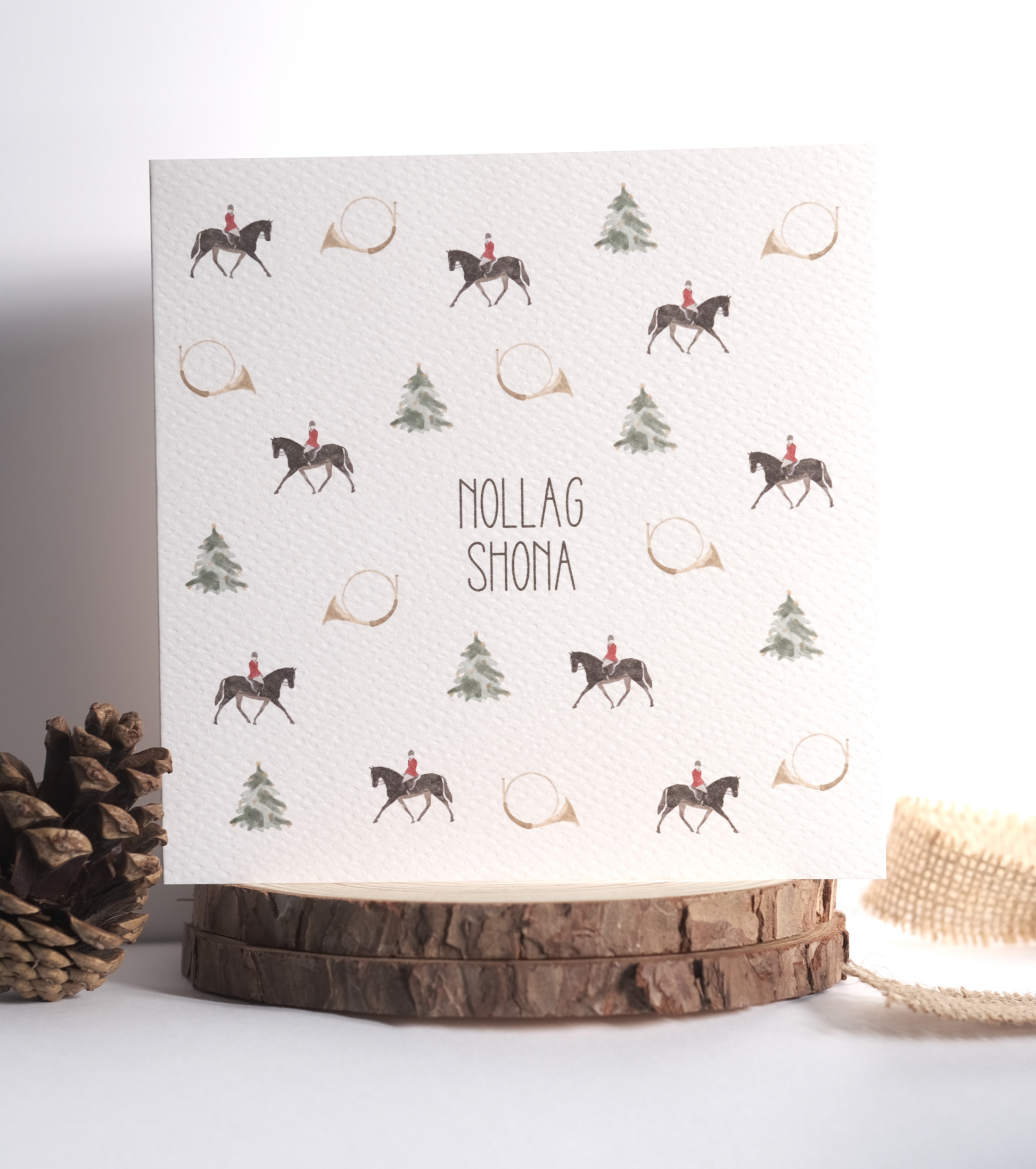 Equestrian Christmas Cards (Pack of 3) - Glas Equine