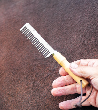 Wooden Mane Pulling Comb