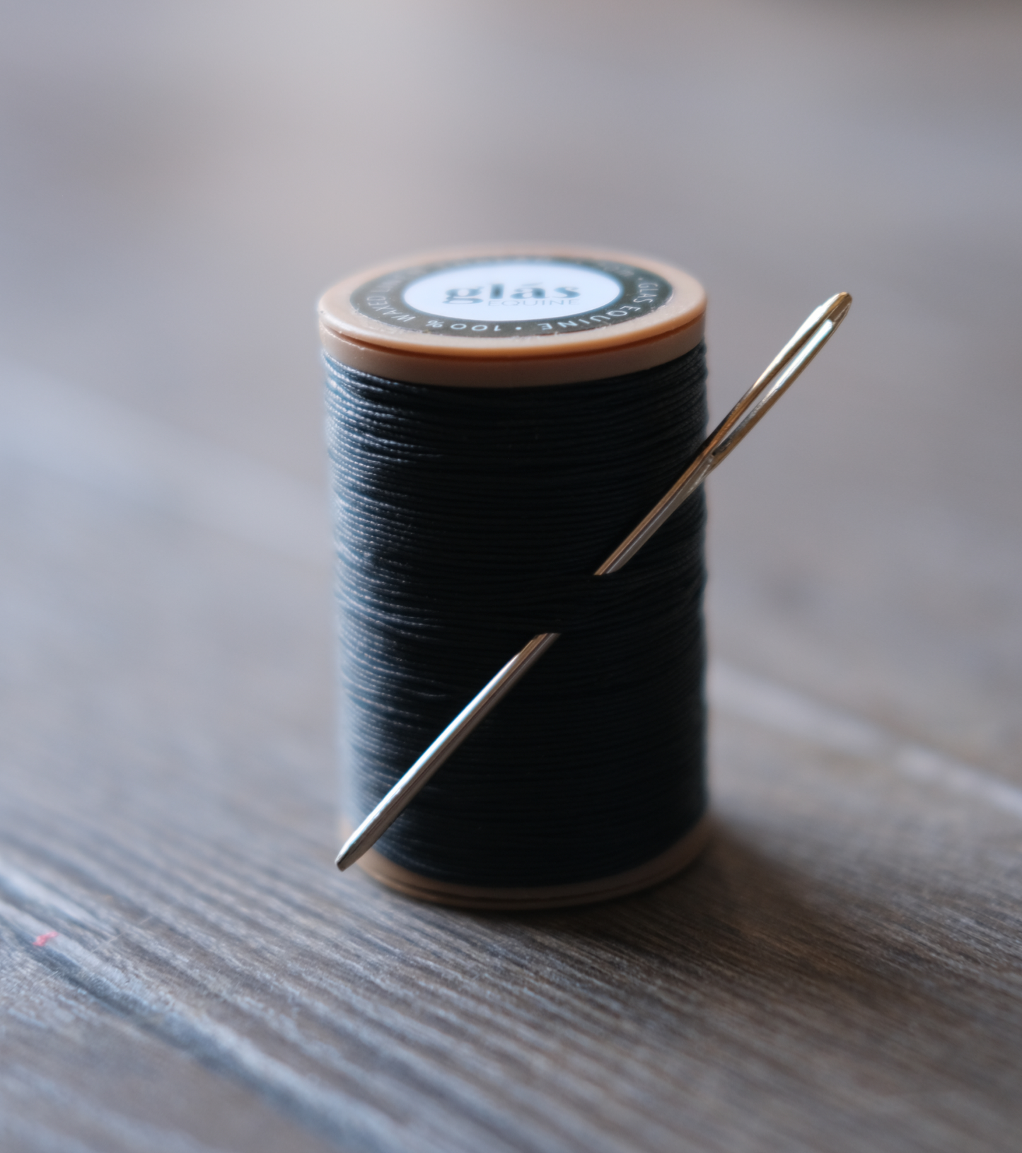 Black Linen Plaiting Thread